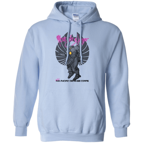 Sweatshirts Light Blue / Small Moves Like A Jaegger Pullover Hoodie