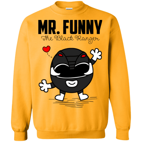 Sweatshirts Gold / Small Mr Funny Crewneck Sweatshirt
