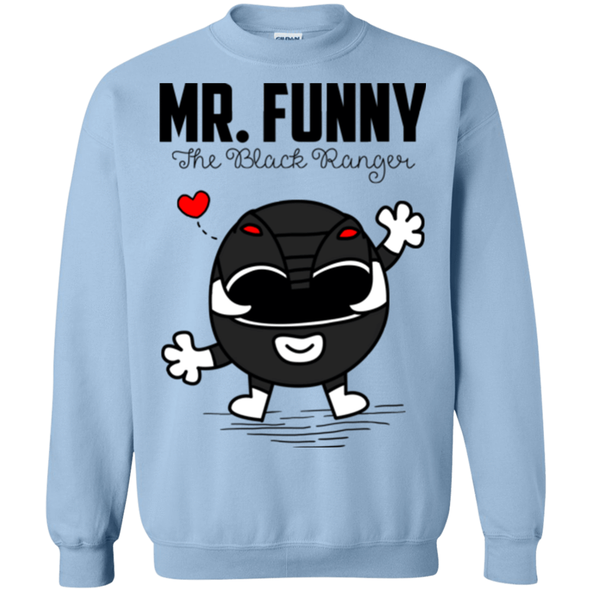 Sweatshirts Light Blue / Small Mr Funny Crewneck Sweatshirt