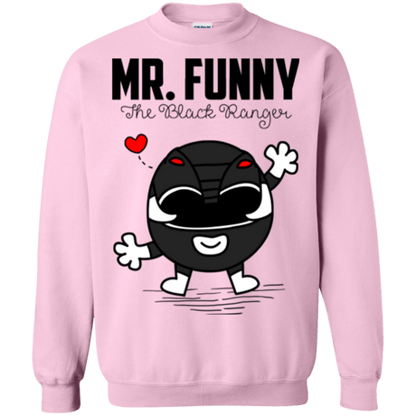 Sweatshirts Light Pink / Small Mr Funny Crewneck Sweatshirt