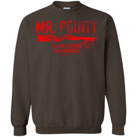 Sweatshirts Dark Chocolate / Small Mr Pointy Crewneck Sweatshirt