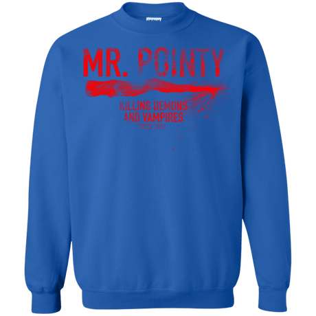 Sweatshirts Royal / Small Mr Pointy Crewneck Sweatshirt