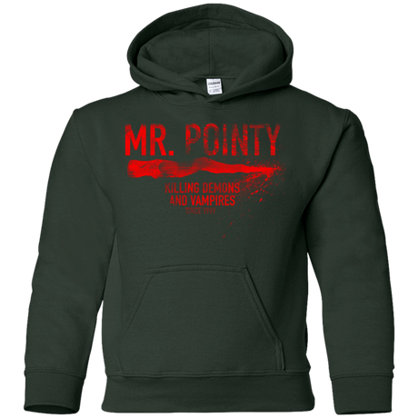 Sweatshirts Forest Green / YS Mr Pointy Youth Hoodie