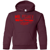 Sweatshirts Maroon / YS Mr Pointy Youth Hoodie