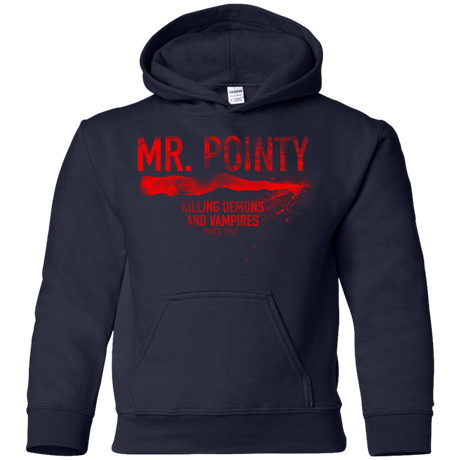 Sweatshirts Navy / YS Mr Pointy Youth Hoodie