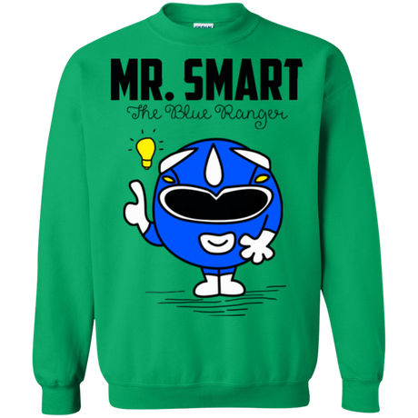 Sweatshirts Irish Green / Small Mr Smart Crewneck Sweatshirt