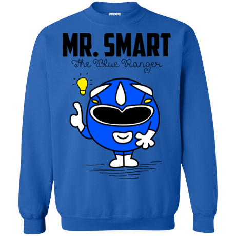 Sweatshirts Royal / Small Mr Smart Crewneck Sweatshirt