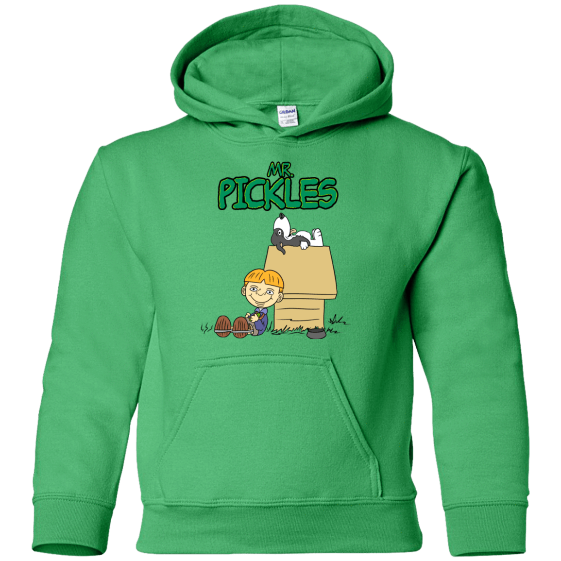 Sweatshirts Irish Green / YS Mr Snopkles Youth Hoodie