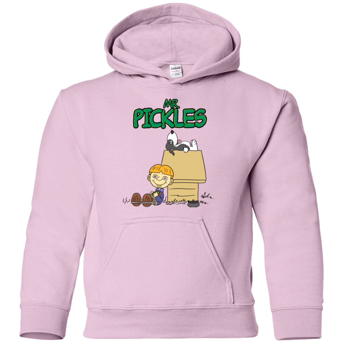 Sweatshirts Light Pink / YS Mr Snopkles Youth Hoodie