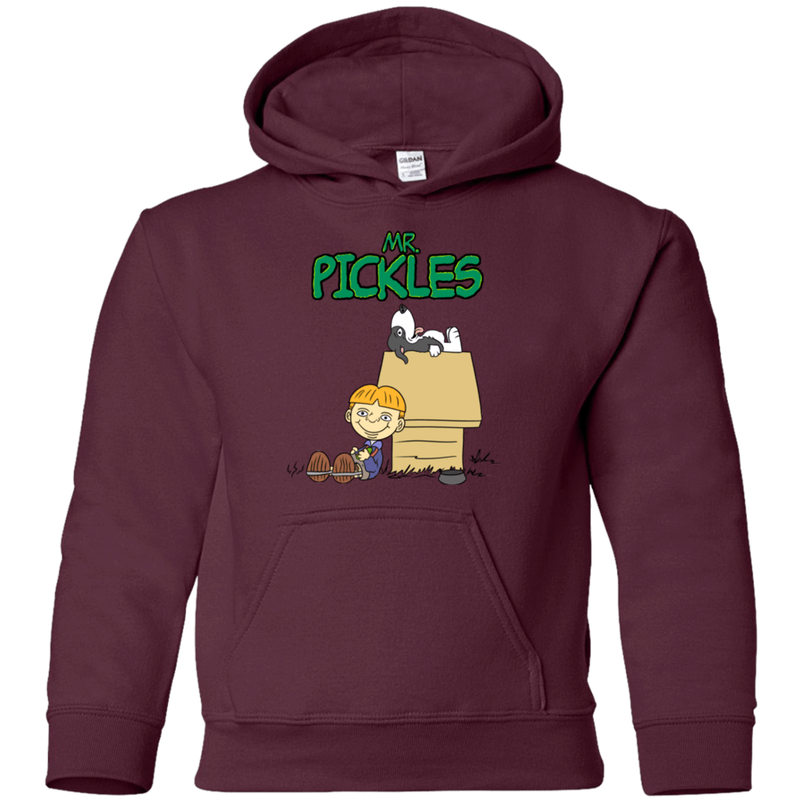 Sweatshirts Maroon / YS Mr Snopkles Youth Hoodie