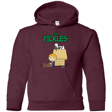 Sweatshirts Maroon / YS Mr Snopkles Youth Hoodie