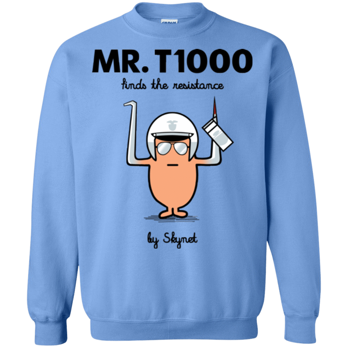 Sweatshirts Carolina Blue / Small Mr T1000 Crewneck Sweatshirt