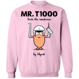 Sweatshirts Light Pink / Small Mr T1000 Crewneck Sweatshirt