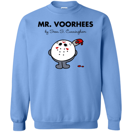 Sweatshirts Carolina Blue / Small Mr Voorhees Crewneck Sweatshirt