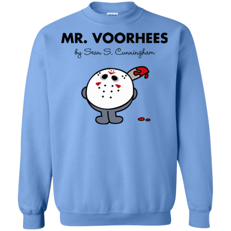 Sweatshirts Carolina Blue / Small Mr Voorhees Crewneck Sweatshirt