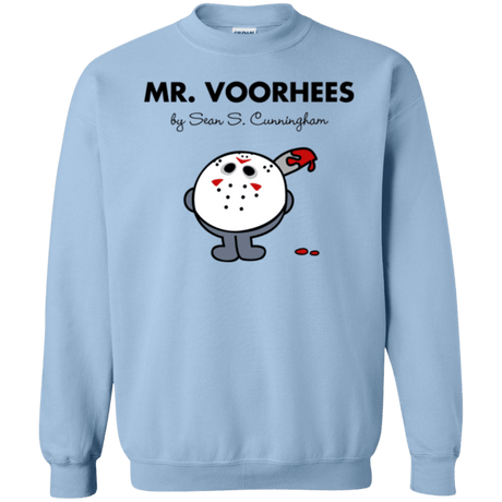 Sweatshirts Light Blue / Small Mr Voorhees Crewneck Sweatshirt