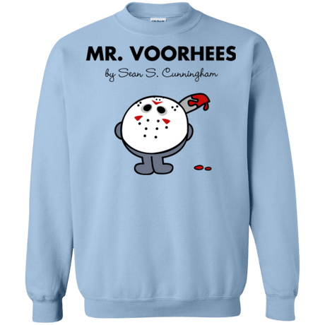 Sweatshirts Light Blue / Small Mr Voorhees Crewneck Sweatshirt