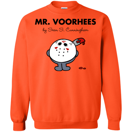 Sweatshirts Orange / Small Mr Voorhees Crewneck Sweatshirt