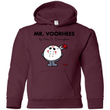 Sweatshirts Maroon / YS Mr Voorhees Youth Hoodie