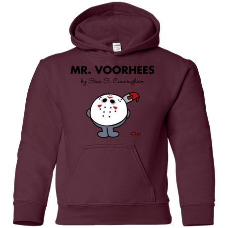 Sweatshirts Maroon / YS Mr Voorhees Youth Hoodie