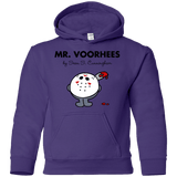 Sweatshirts Purple / YS Mr Voorhees Youth Hoodie