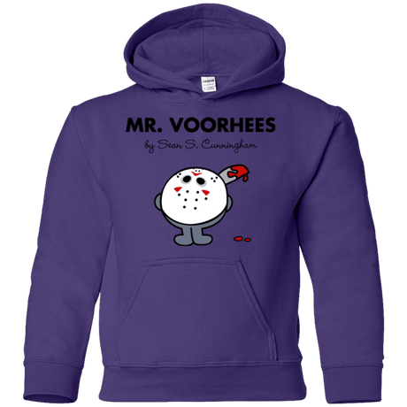 Sweatshirts Purple / YS Mr Voorhees Youth Hoodie