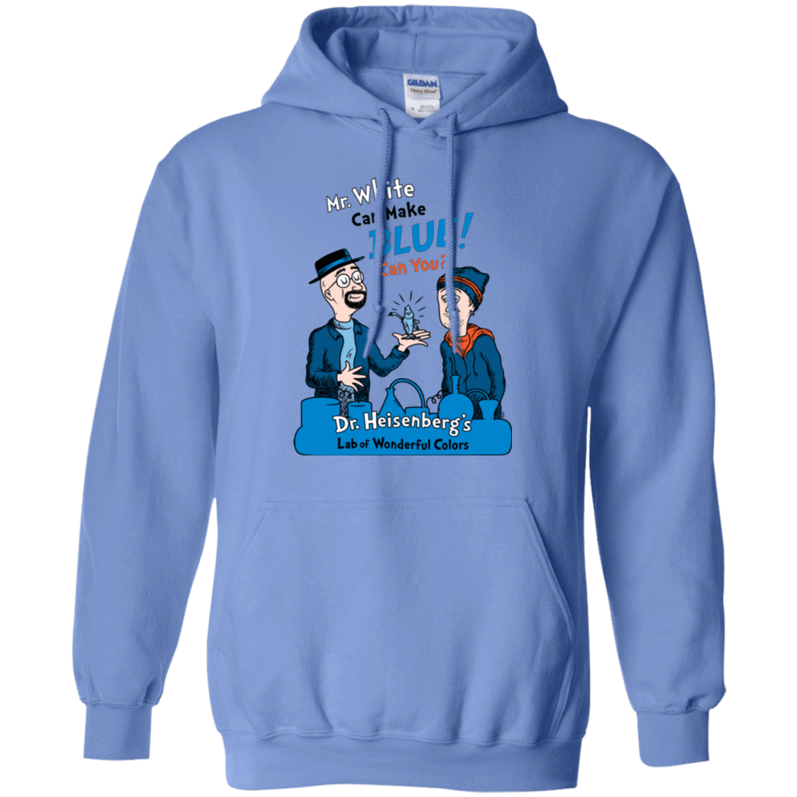 Sweatshirts Carolina Blue / Small Mr White Pullover Hoodie