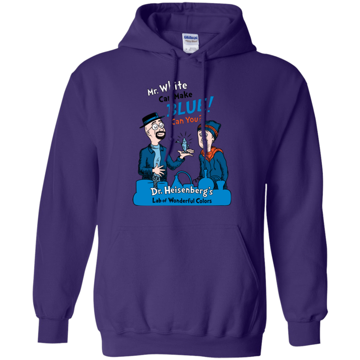 Sweatshirts Purple / Small Mr White Pullover Hoodie