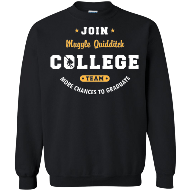 Sweatshirts Black / Small Muggle Quidditch Crewneck Sweatshirt
