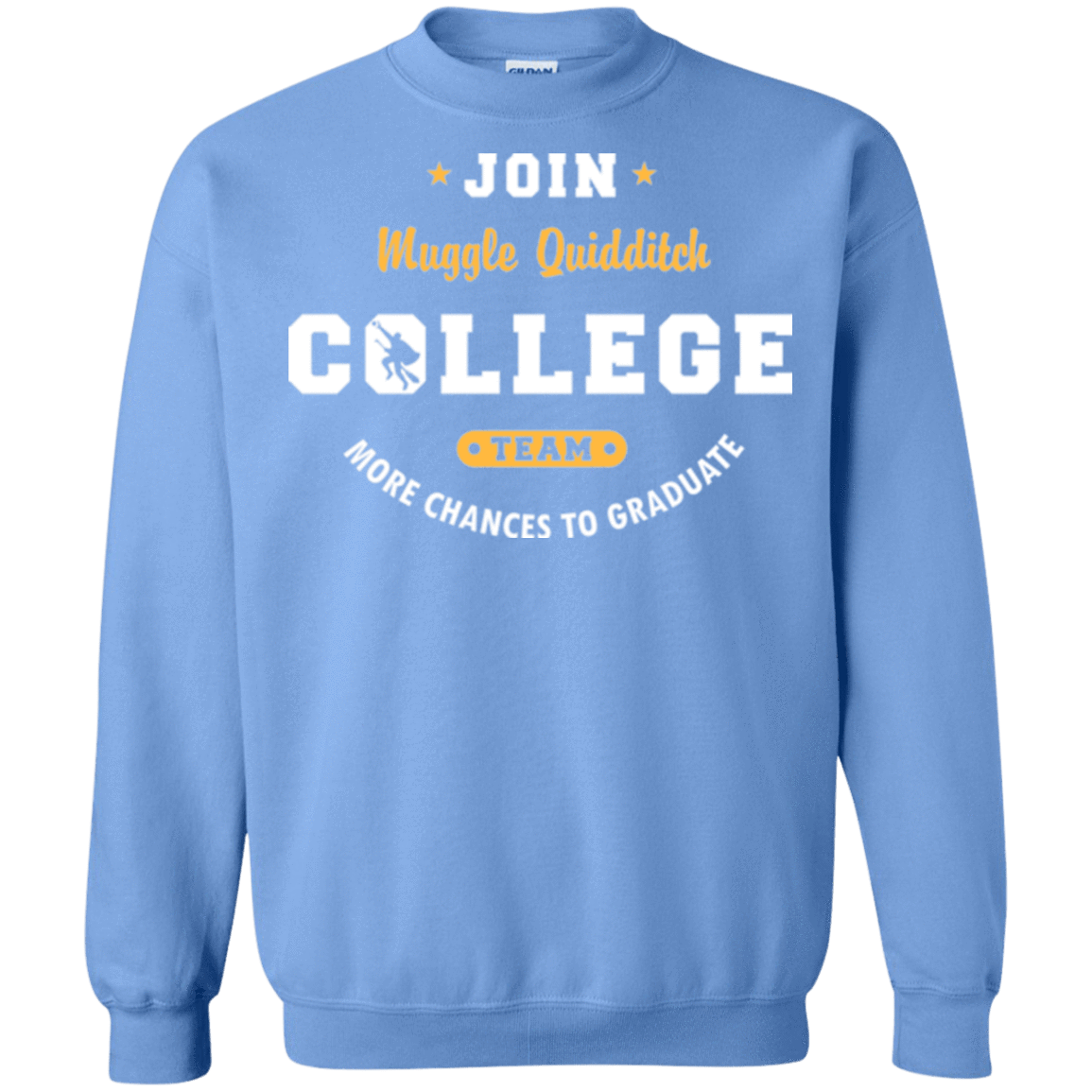 Sweatshirts Carolina Blue / Small Muggle Quidditch Crewneck Sweatshirt