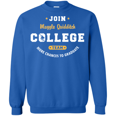 Sweatshirts Royal / Small Muggle Quidditch Crewneck Sweatshirt