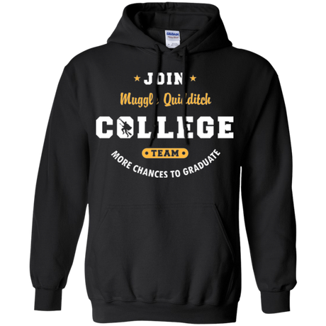 Sweatshirts Black / Small Muggle Quidditch Pullover Hoodie