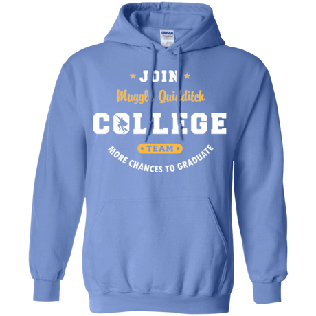 Sweatshirts Carolina Blue / Small Muggle Quidditch Pullover Hoodie