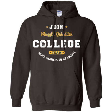 Sweatshirts Dark Chocolate / Small Muggle Quidditch Pullover Hoodie