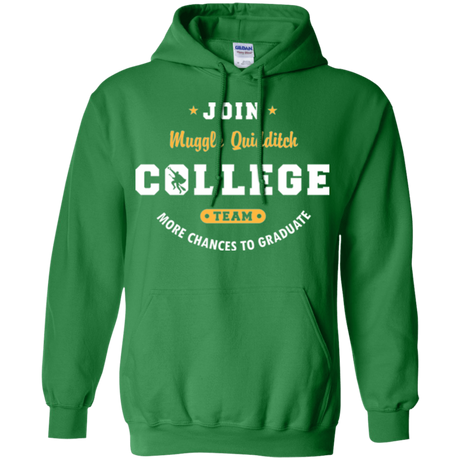 Sweatshirts Irish Green / Small Muggle Quidditch Pullover Hoodie