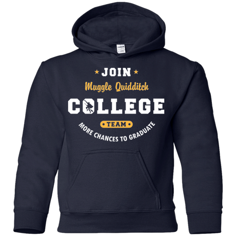 Sweatshirts Navy / YS Muggle Quidditch Youth Hoodie