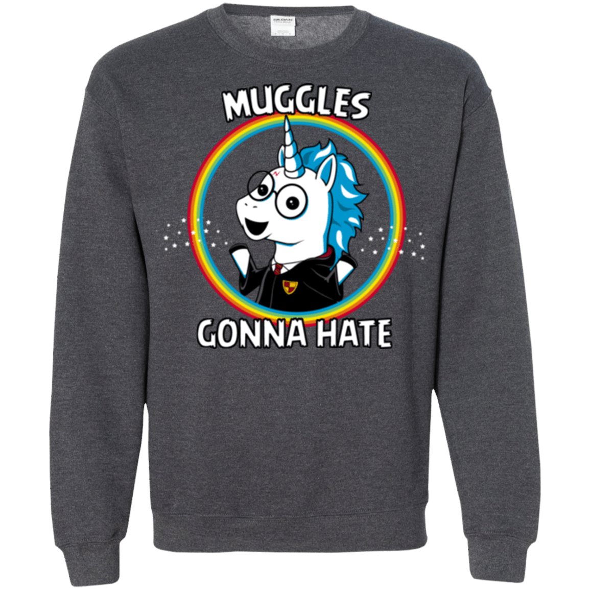 Sweatshirts Dark Heather / Small Muggles Gonna Hate Crewneck Sweatshirt