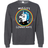 Sweatshirts Dark Heather / Small Muggles Gonna Hate Crewneck Sweatshirt