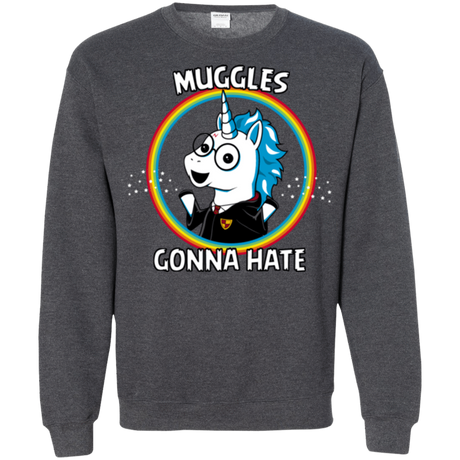 Sweatshirts Dark Heather / Small Muggles Gonna Hate Crewneck Sweatshirt