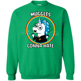 Sweatshirts Irish Green / Small Muggles Gonna Hate Crewneck Sweatshirt