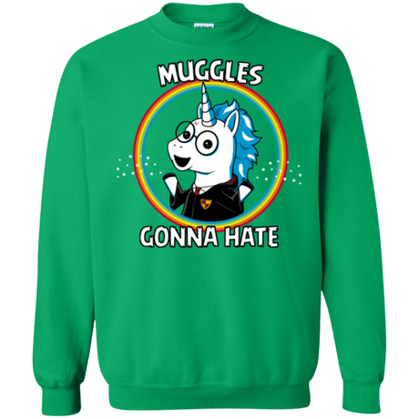 Sweatshirts Irish Green / Small Muggles Gonna Hate Crewneck Sweatshirt