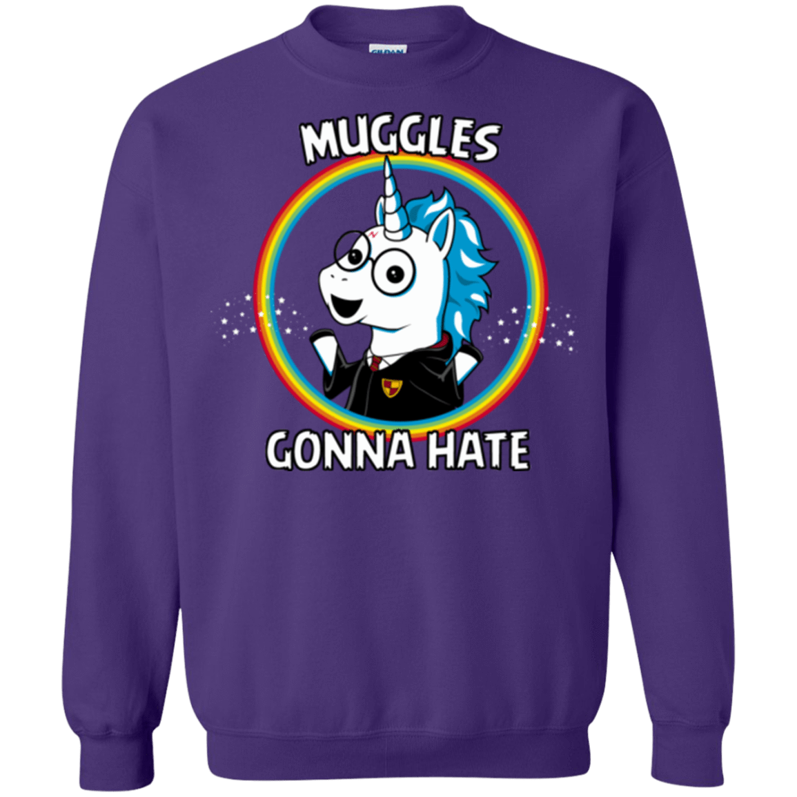 Sweatshirts Purple / Small Muggles Gonna Hate Crewneck Sweatshirt