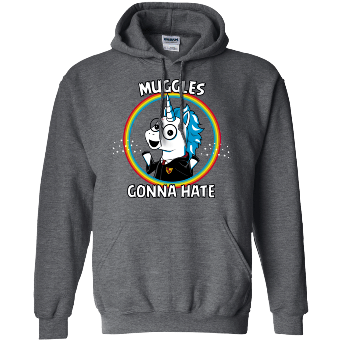 Sweatshirts Dark Heather / Small Muggles Gonna Hate Pullover Hoodie