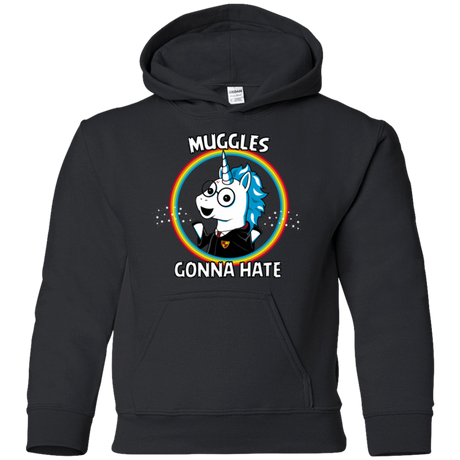 Sweatshirts Black / YS Muggles Gonna Hate Youth Hoodie