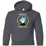 Sweatshirts Charcoal / YS Muggles Gonna Hate Youth Hoodie