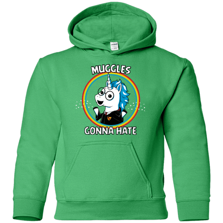 Sweatshirts Irish Green / YS Muggles Gonna Hate Youth Hoodie