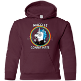 Sweatshirts Maroon / YS Muggles Gonna Hate Youth Hoodie