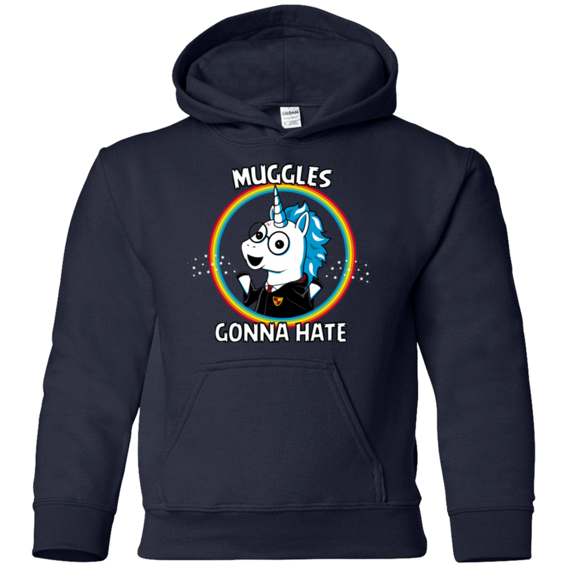 Sweatshirts Navy / YS Muggles Gonna Hate Youth Hoodie