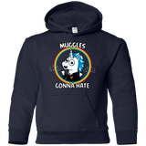 Sweatshirts Navy / YS Muggles Gonna Hate Youth Hoodie