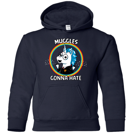 Sweatshirts Navy / YS Muggles Gonna Hate Youth Hoodie